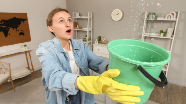 Water flooded in house